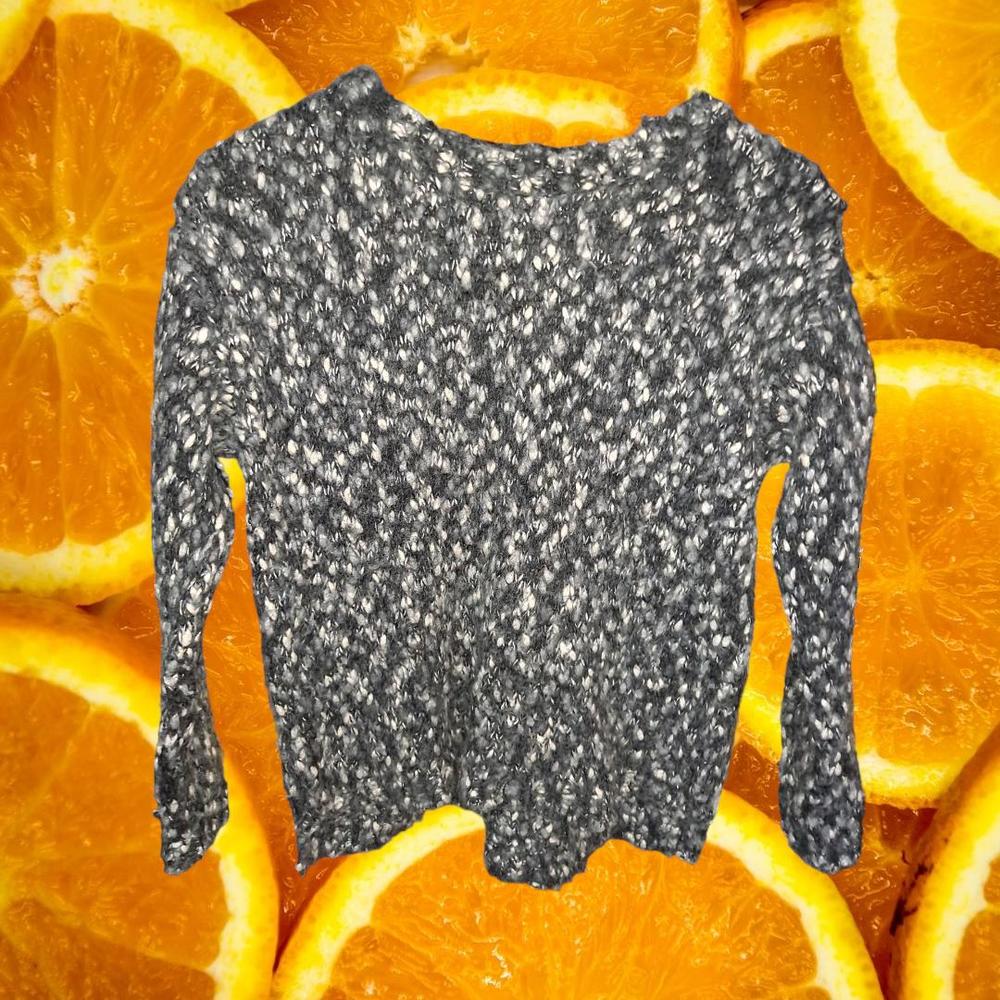 J. Jill Black‎ and White Marled Scoop Neck Sweater Size XS